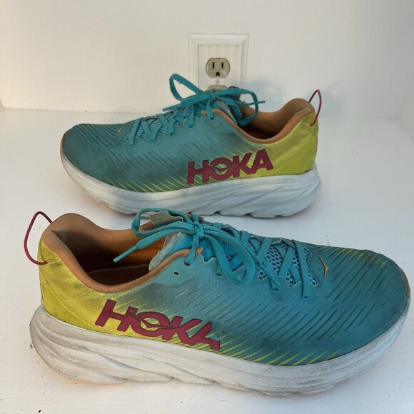 Men’s Hoka Rincon 3 Ceramic Evening Primrose Size 9.5 running shoes - Picture 1 of 7